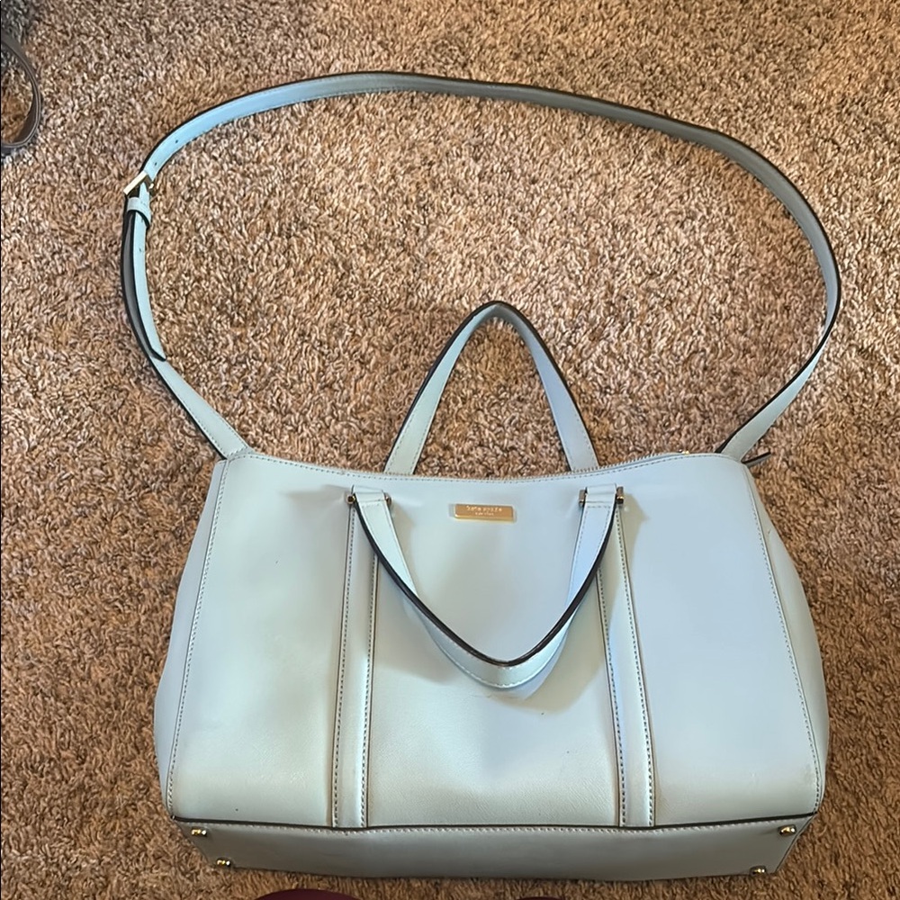 Elegant Light Blue Kate Spade Handbag